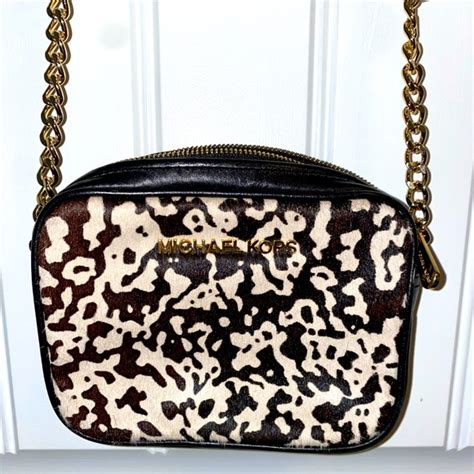 crossbody cow print michael kors purse|crossbody Michael Kors purse sale.